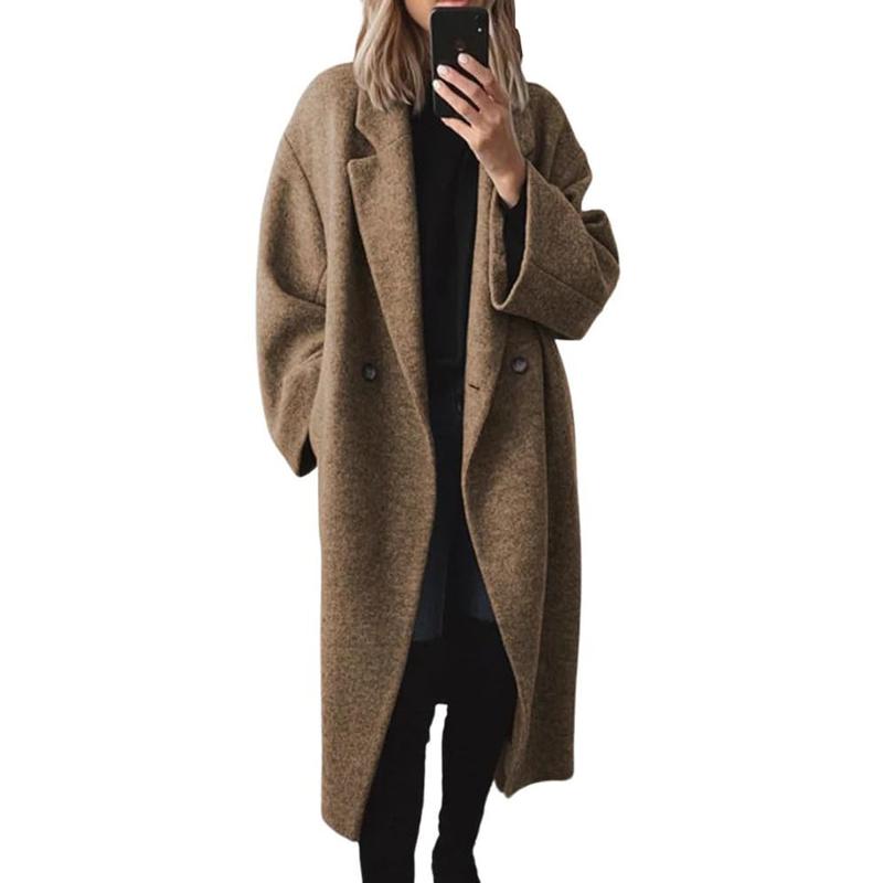 Effortless Oversized Wool-Blend Coat