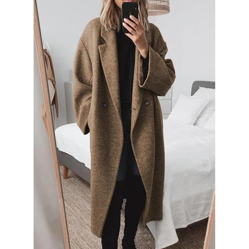 Effortless Oversized Wool-Blend Coat