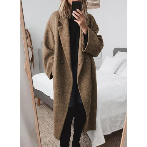 Effortless Oversized Wool-Blend Coat