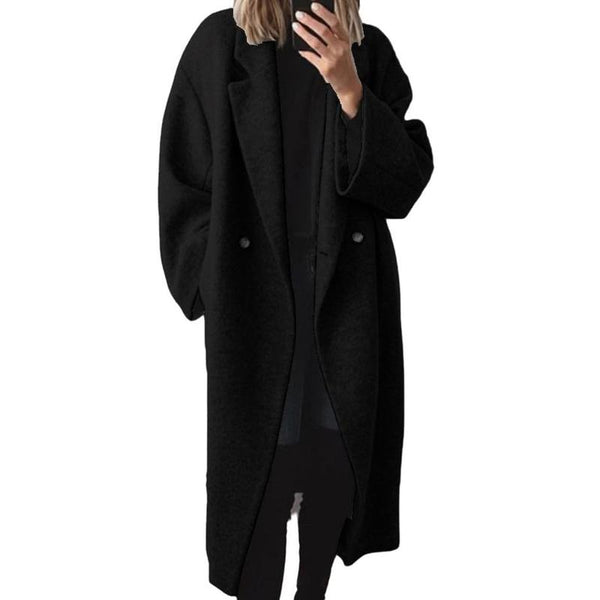 Effortless Oversized Wool-Blend Coat