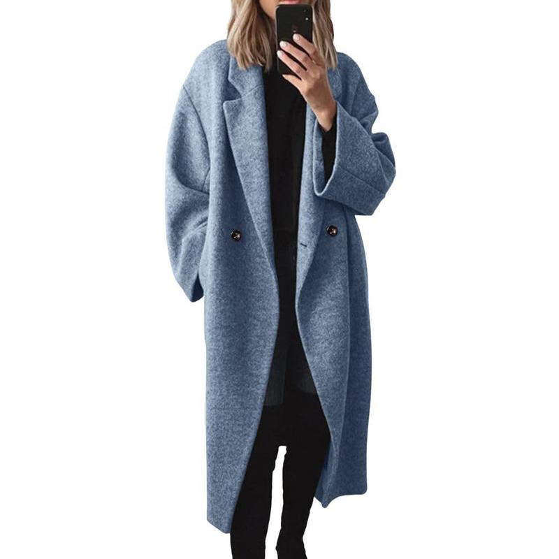 Effortless Oversized Wool-Blend Coat