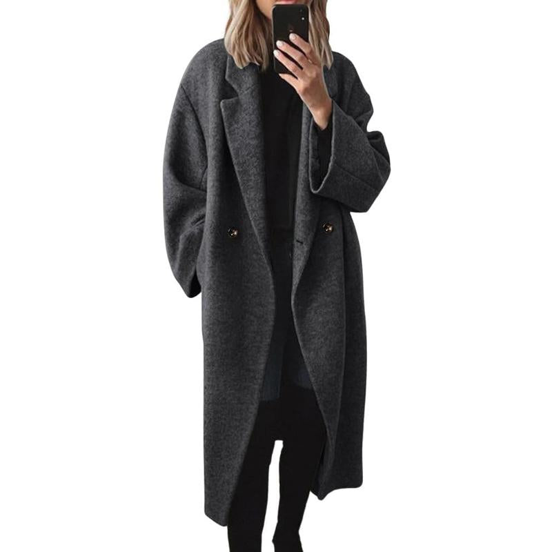 Effortless Oversized Wool-Blend Coat