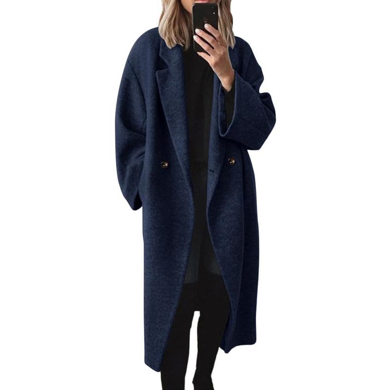 Effortless Oversized Wool-Blend Coat