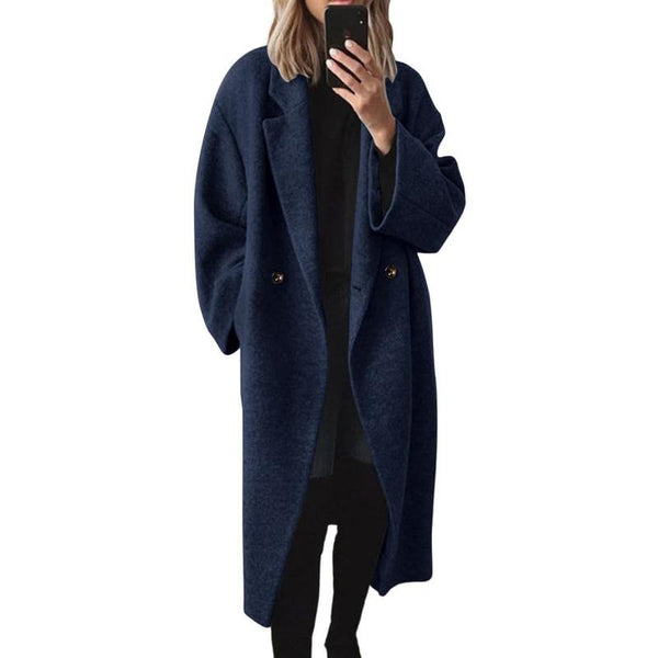 Effortless Oversized Wool-Blend Coat