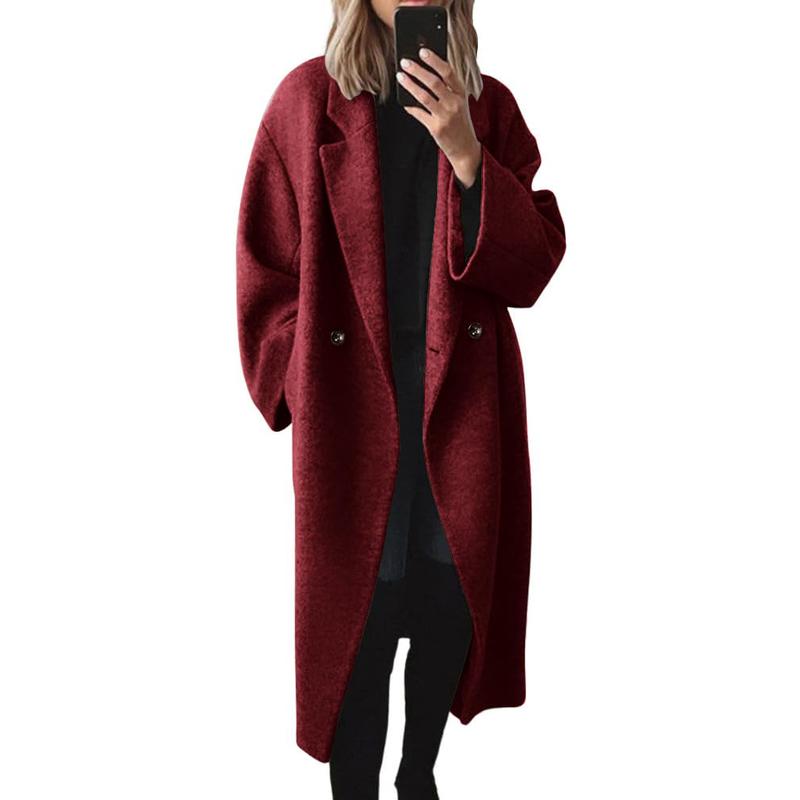 Effortless Oversized Wool-Blend Coat