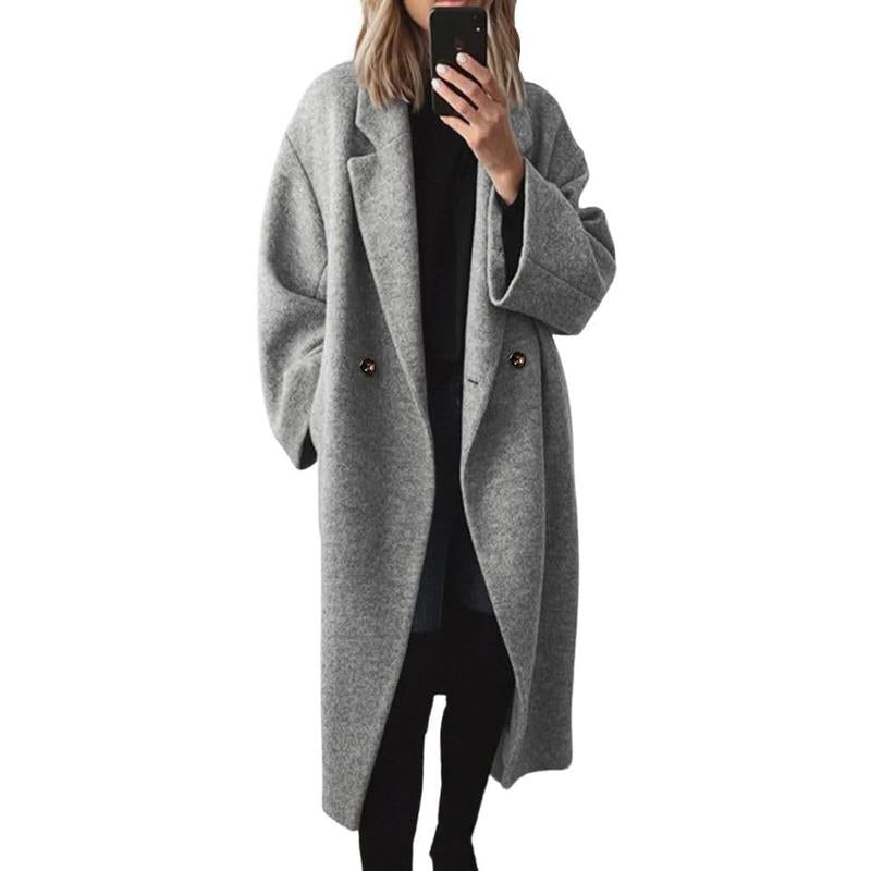 Effortless Oversized Wool-Blend Coat