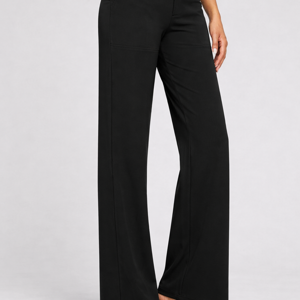 Effortless Tailored Wide-Leg Pants