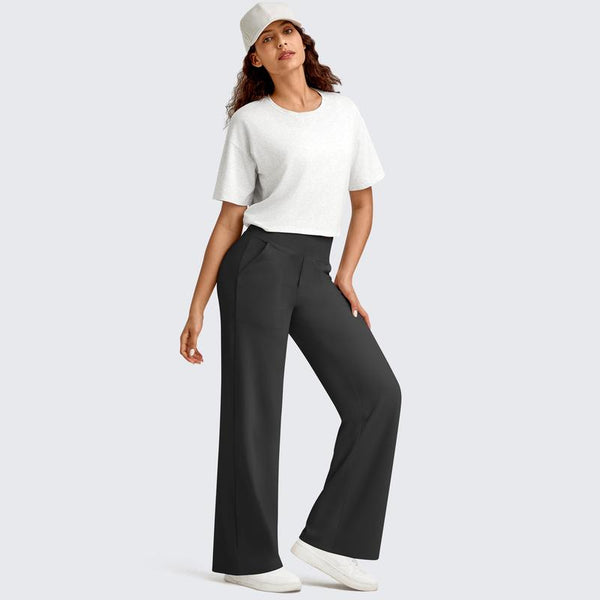 Effortless Tailored Wide-Leg Pants